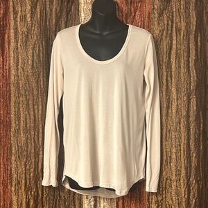 Wilfred Free Women's Cream Long Sleeve Top